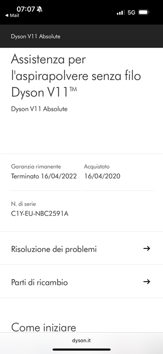 Dyson V11 Absolute Aspirapolvere