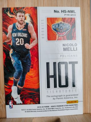 Cromo Autógrafo NBA Hoops Nicolò Melli 2020-21