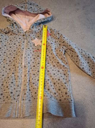 Felpa bambina Blue Seven Kids con cerniera 98 cm