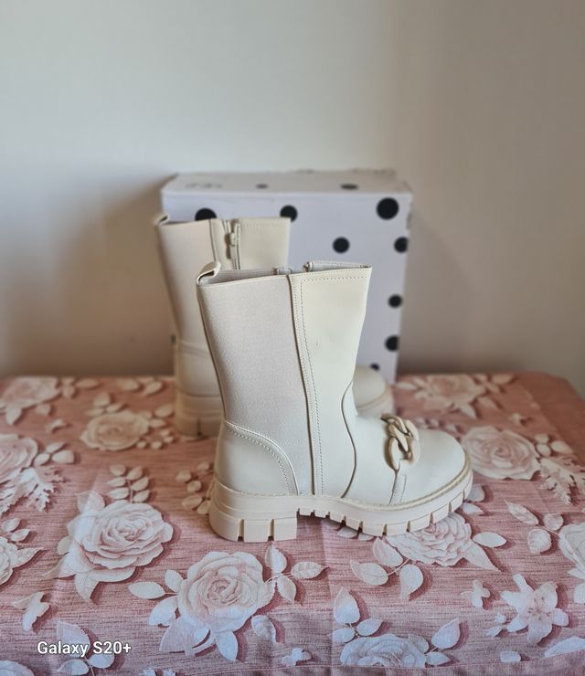 Stivaletti Minu donna beige tg.40