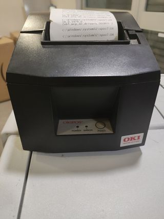 Impresora Tickets Térmica OKI Negra