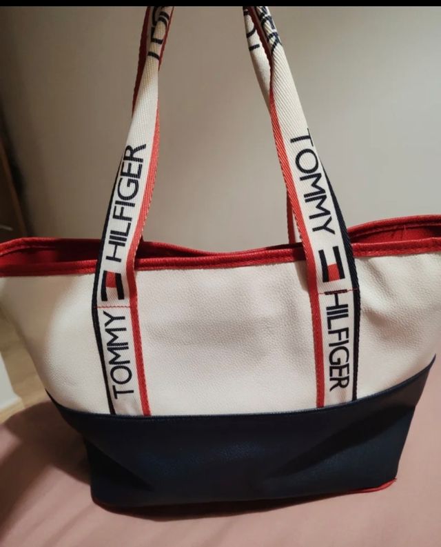 Bolso Azul, Rojo y Blanco