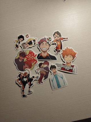 27 Pegatinas Anime Haikyū!!