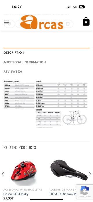 Orbea Bici Montaña 27,5” talla M