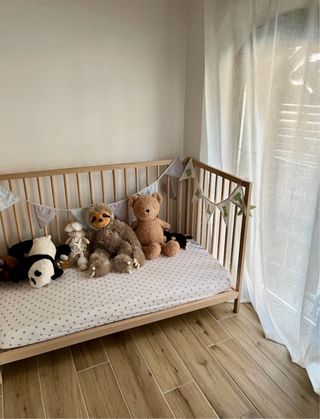 Cuna IKEA Sniglar adaptada a colecho