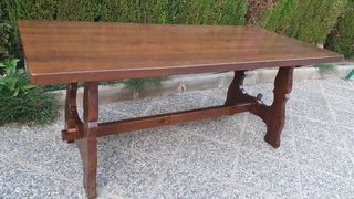 Mesa comedor madera maciza rústica