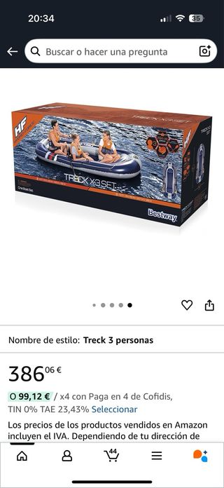 Balsa Hinchable HYDRO-FORCE x3