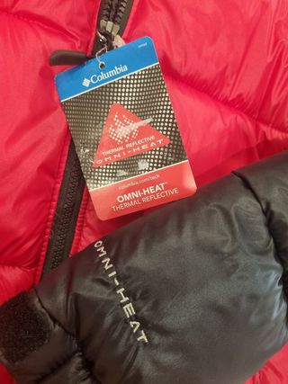 FINAL!Columbia Omni Heat Pro Plumas Termico Cazado