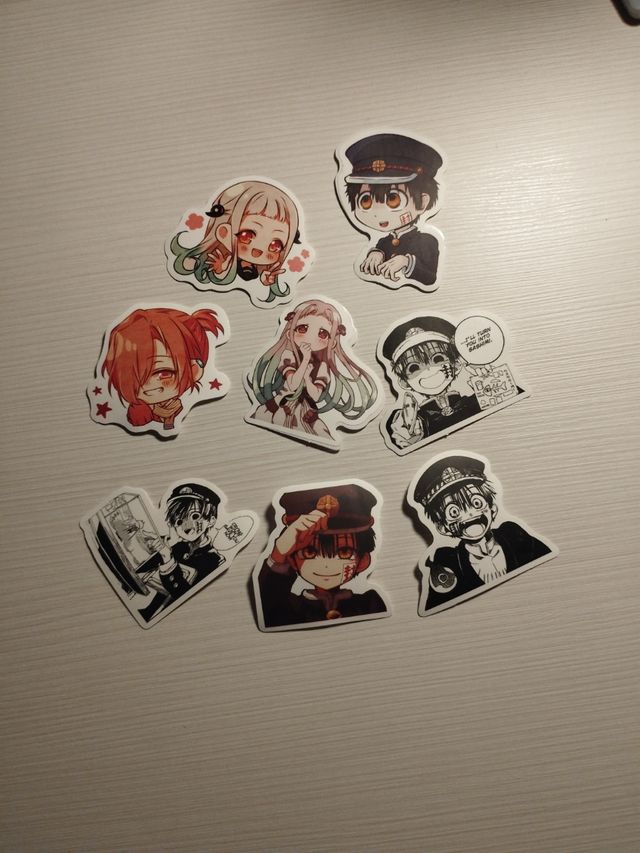 32 Pegatinas Jibaku Shōnen Hanako-kun Anime