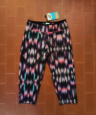 Arena corsaro leggings donna XS nero fantasia fluo