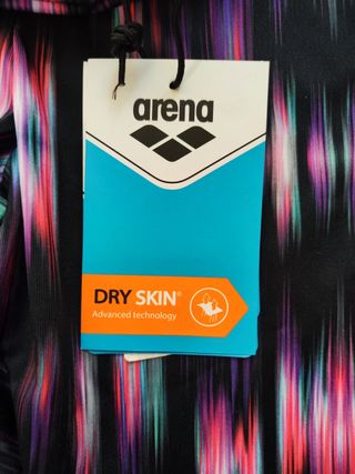 Arena corsaro leggings donna XS nero fantasia fluo
