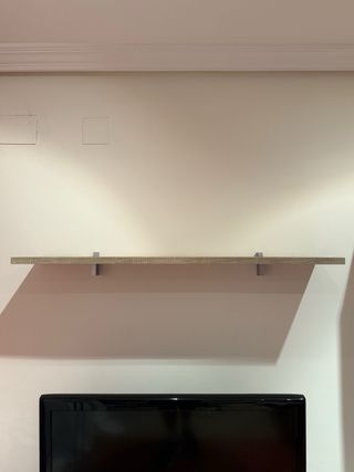 Conjunto Muebles Salón, Vitrina y Mesa