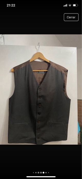 Traje de chaqueta, chaleco y pantalón