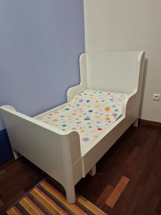 Cama infantil IKEA Busunge blanca