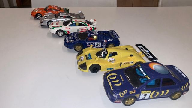 Scalextric Rac de Inglaterra + 6 coches.