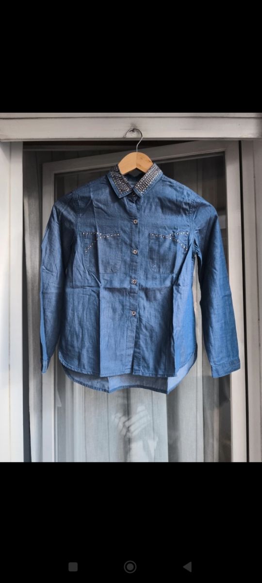 Camisa vaquera niña Mayoral