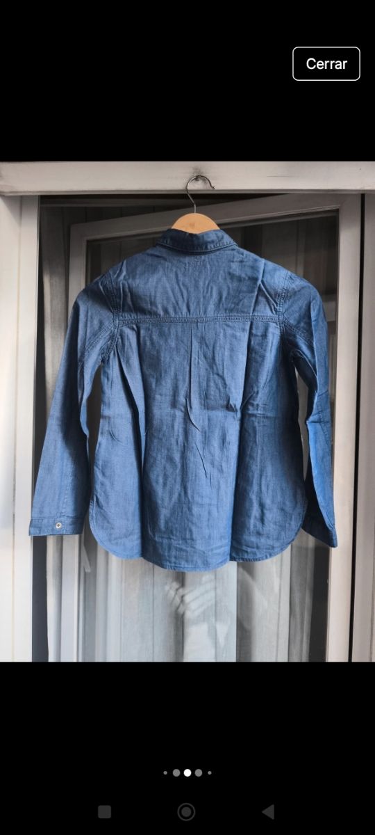 Camisa vaquera niña Mayoral