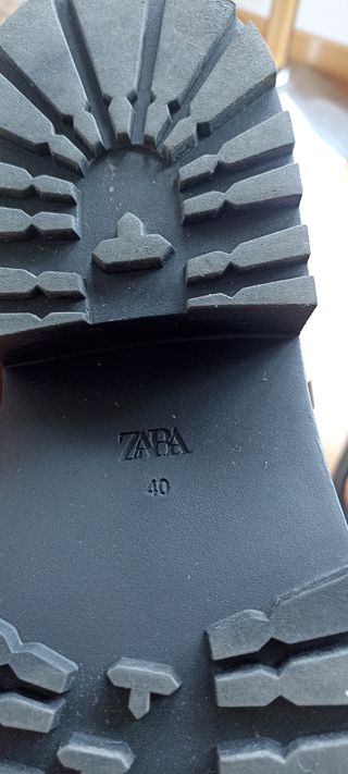 Botines Zara Piel Cut Out
