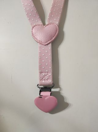 Tirantes niña lunares con corazón