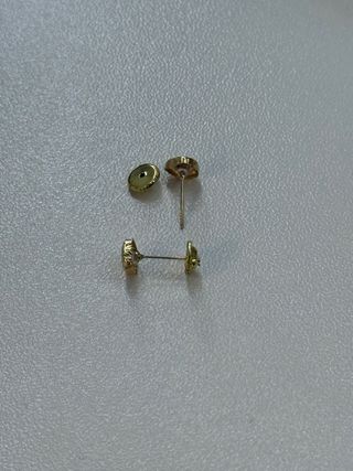 Pendientes Corazón Oro 18k con Circonita