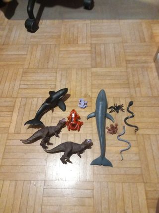Lote de animales de juguete
