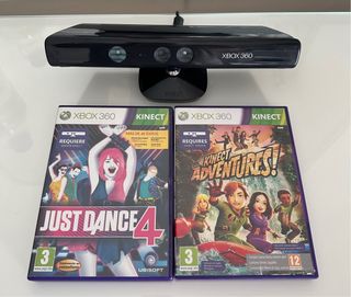 Pack Kinect Xbox 360 + 2 Juegos