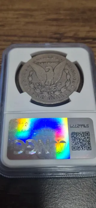 Moneda Plata Morgan 1880 CC Carson City