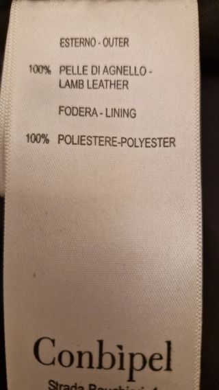 Giubbino in pelle donna marrone