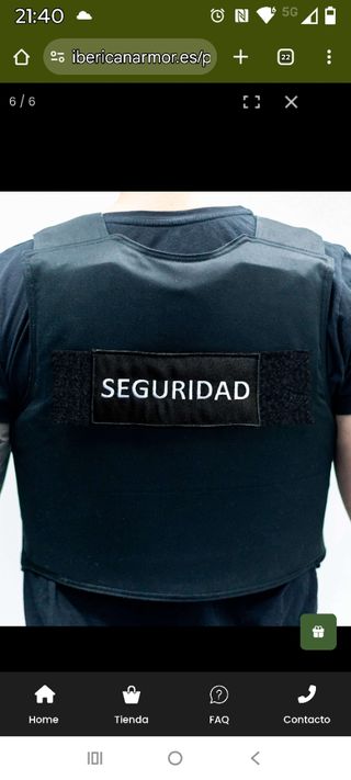 Chaleco táctico de seguridad