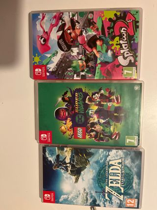 3 Juegos Nintendo Switch: Splatoon 2, Lego DC...