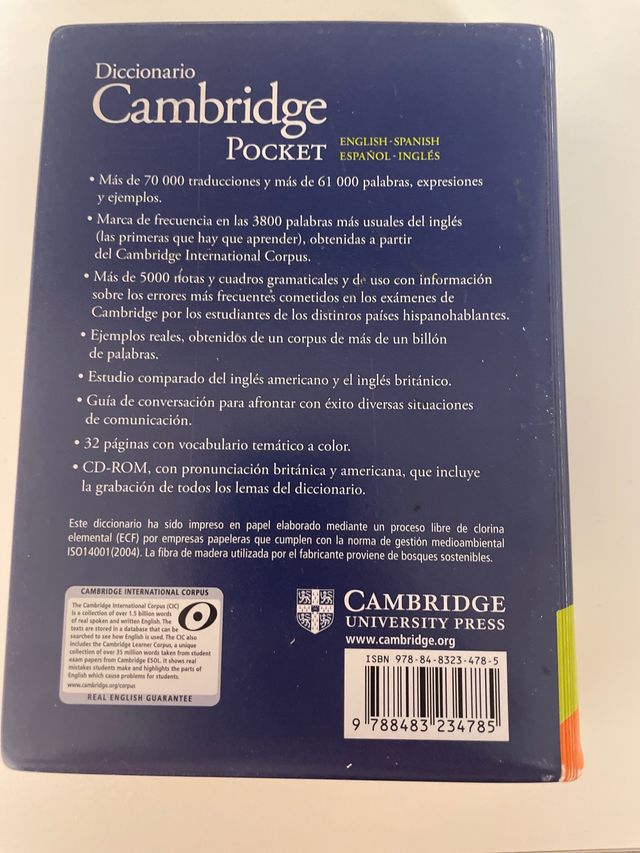 Diccionario Bilingüe Cambridge Spanish-English ...