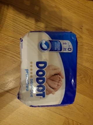 Dodot Prematuro Sensitive Talla 0 (24 uds)