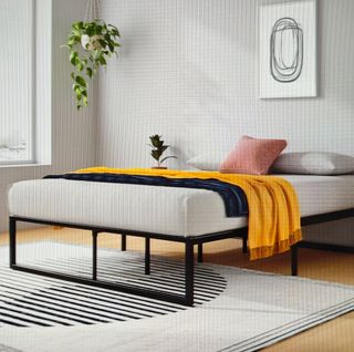 Somier Zinus Lorelai 135x190 Negro/Blanco