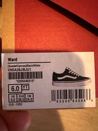 Zapatillas Vans Old Skool Negras Talla 38