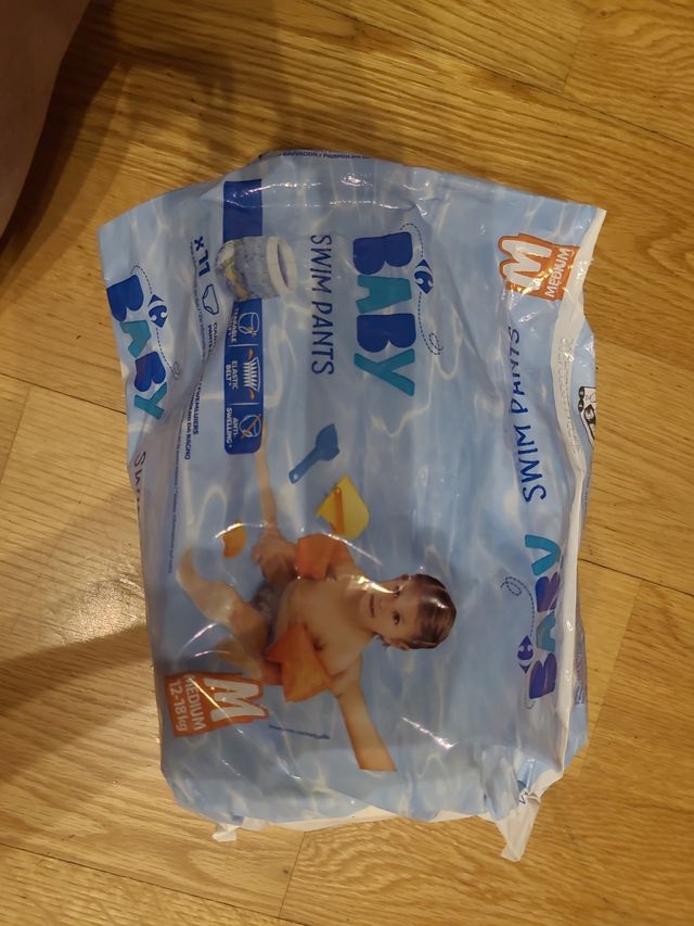 Pañales par agua Carrefour Baby Talla M 5 unidades