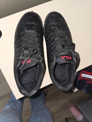 Zapatillas Fila niño negras