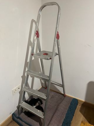 Escalera de aluminio plegable