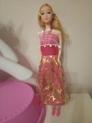 Lote Juguetes Unicornio y Muñeca