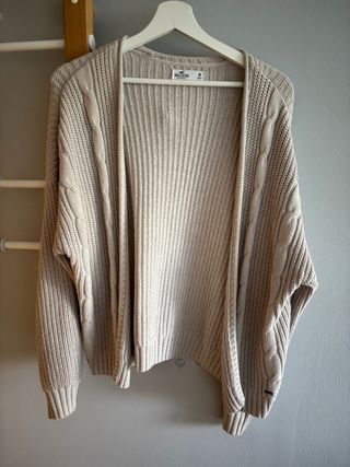 Chaqueta Hollister Beige Talla M