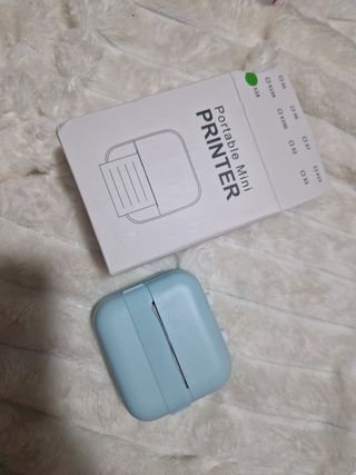 Mini Impresora Portátil Azul
