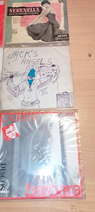 9 dischi in vinile retrò vintage vari cantanti