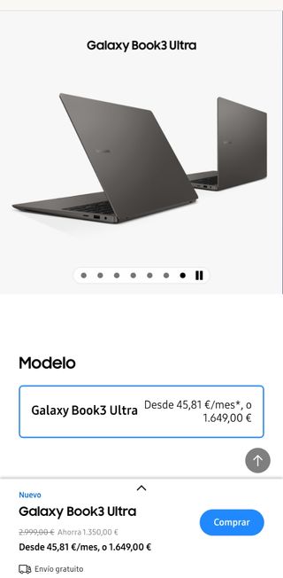 Samsung Galaxy Book3 Ultra 16″ 