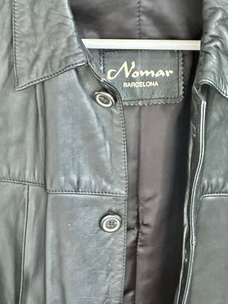 Chaqueta de cuero vintage Nomar