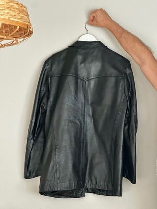 Chaqueta de cuero vintage Nomar