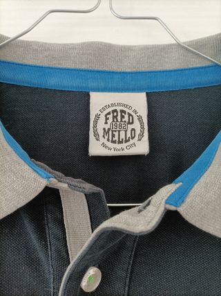 Polo Blu Uomo XL "FRED MELLO"