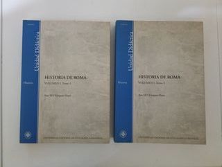 UNED Historia de Roma. Volumen I. Tomos 1 y 2