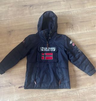 Abrigo Geographical Norway Azul