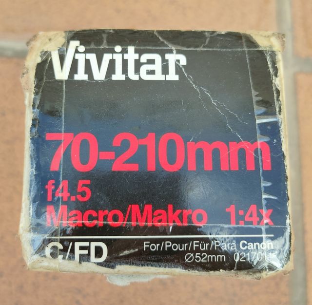 Objetivo Vivitar 70-210mm