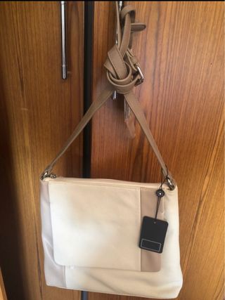 Borsa tracolla beige nuova