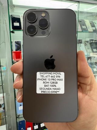 iPhone 13 Pro Max 128GB/100% bat factura garantía 